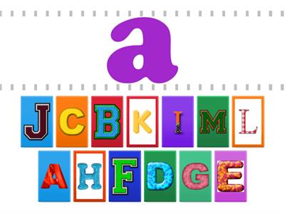 English Alphabet (a-m)