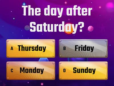 Days of the week & Maths Problems!