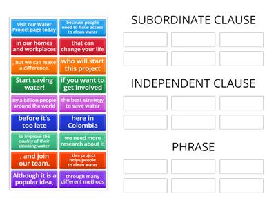 CLAUSES AND PHRASES - INTERMEDIATE