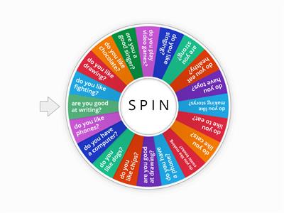 spin for a question