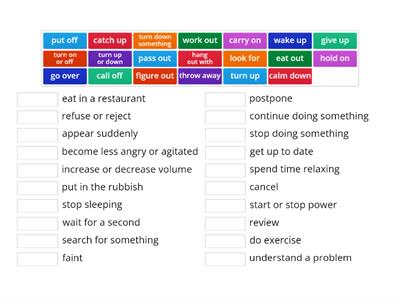 20 Most Common Phrasal Verbs