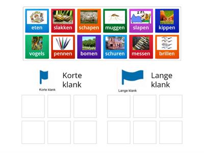 Groep 4: B4W4L1 opdracht 1 lange en korte klanken 