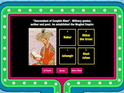 Mughal Empire Quiz Game