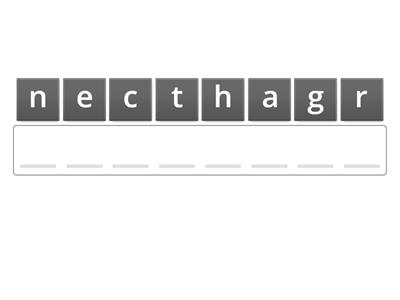 Groep 7 -ch en -cht anagram #Meester Max