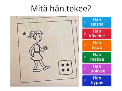 Mitä hän tekee?