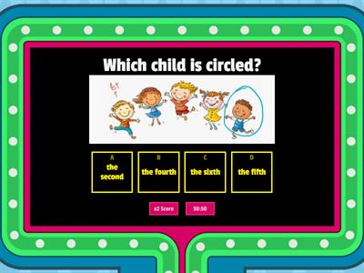 ORDINAL NUMBERS