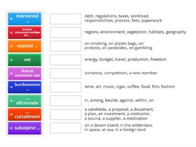 Travel - collocations 2