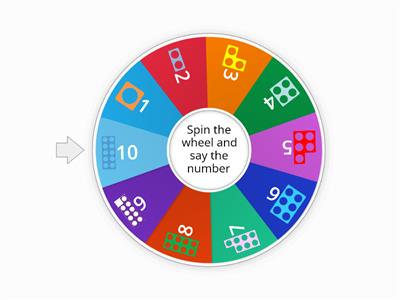 1-10 Number Wheel