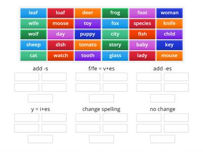 EF elementary, unit 2A, Plural Nouns