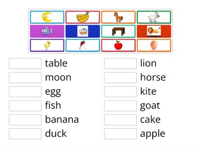 Preschool: Matching Alphabets PART 1