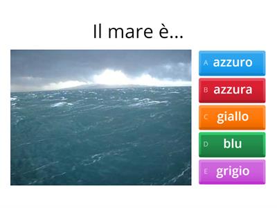 I colori in italiano