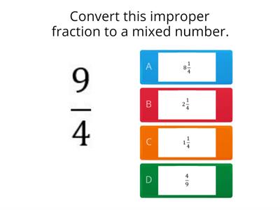 8. Omvandla bråkform till blandad form - Converting Improper Fractions to Mixed Numbers