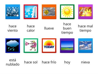 Spanish weather Matching up