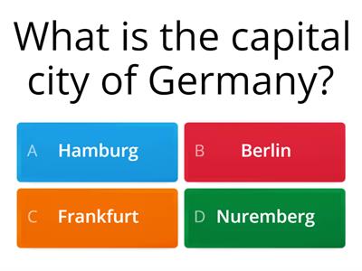 Germany Quiz!!