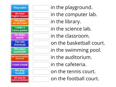 School activities and school facilities