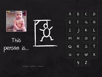 TEW preA1 Physical appearance hangman