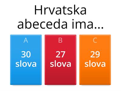 Hrvatski jezik - ponavljanje