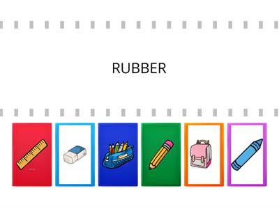  school objects for first grade