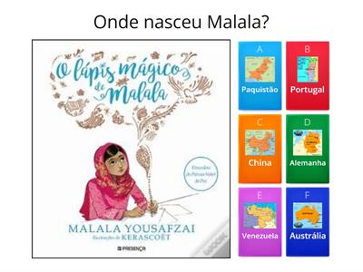 Questionário: O lápis mágico de Malala