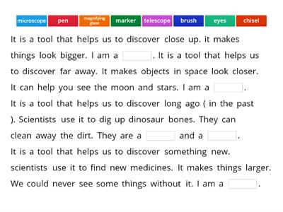 tools we use to explore