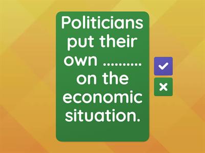Political Advertising (Sentences) Flashcards