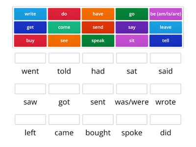 English File Beginner Irregular Verbs