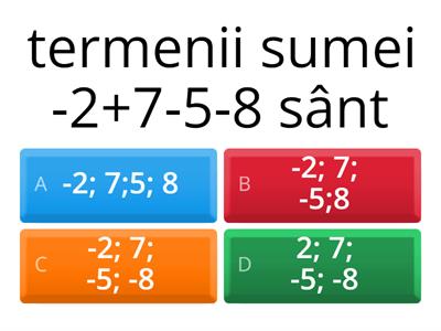 Test matematică