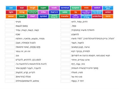 List C HEBREW #7- suffer from-use