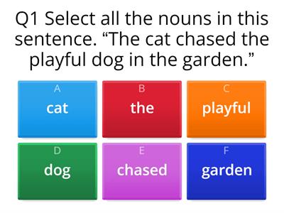 Homework Exercise 1 - Nouns