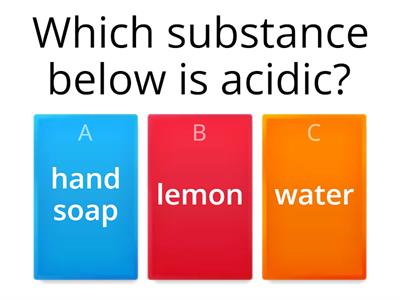 Quick quiz Acids and Alkalis