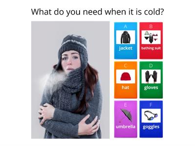 What do you need?- Weather
