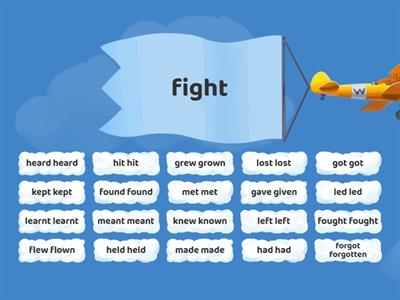 Irregular verbs game 2
