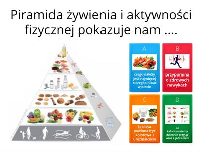 Piramida żywienia i aktywności fizycznej dzieci i młodzieży