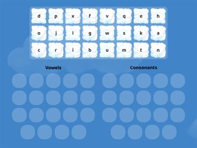 Vowels and Consonants 