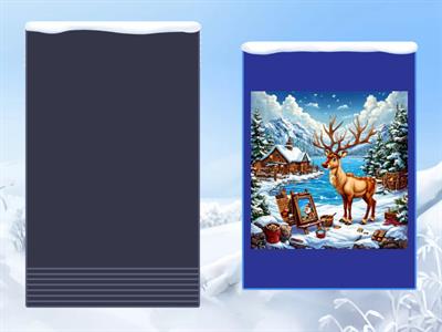 Reindeer action cards