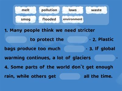 The Environment (Unit 6, Think 2)