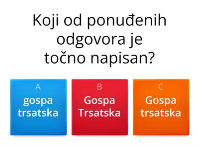Hrvatski jezik - povijest jezika i veliko početno slovo