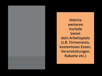 Interview: Arbeitsbedingungen (A2.3, K17.2)