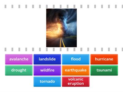 Natural Disasters Vocabulary