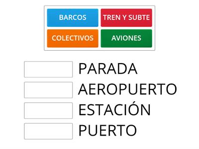 ¿DESDE QUÉ LUGAR SALEN Y LLEGAN ESTOS TRANSPORTES?