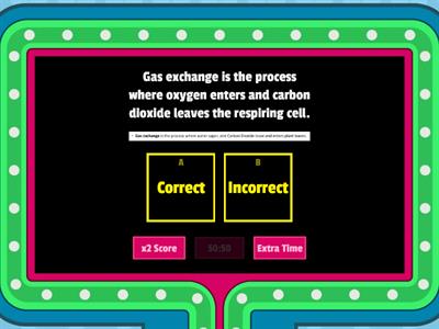 Concept Review: GAS EXCHANGE