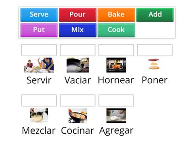 Recipe vocabulary