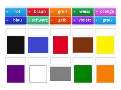 10 Farben (Ton + Bild)