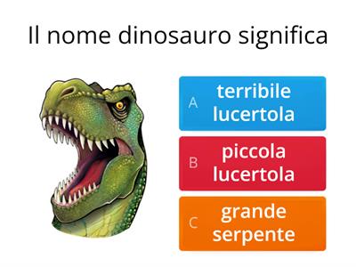Quiz Dinosauri