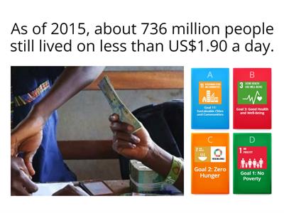 Quiz: Sustainable Development Goals (Match the Goal to the Problem)