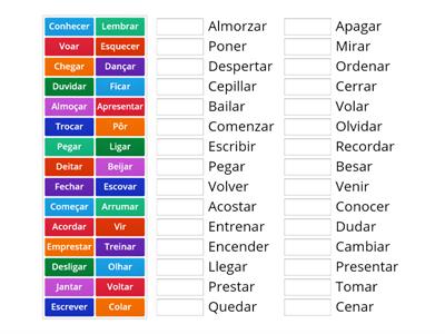 Verbos portugueses (a)
