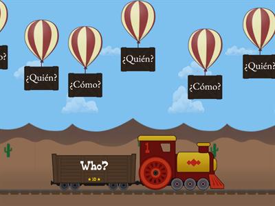 Spanish Question Words Game