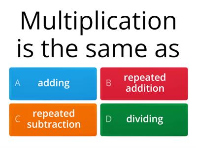 multiplication comprehension