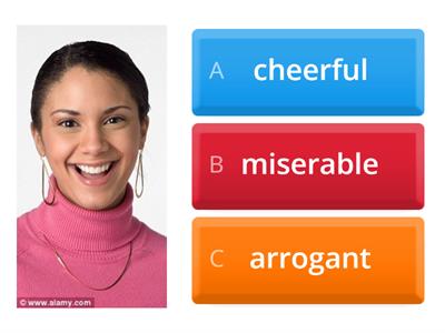 Personality adjectives Unit 1