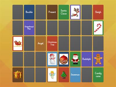 Christmas Vocabulary Game